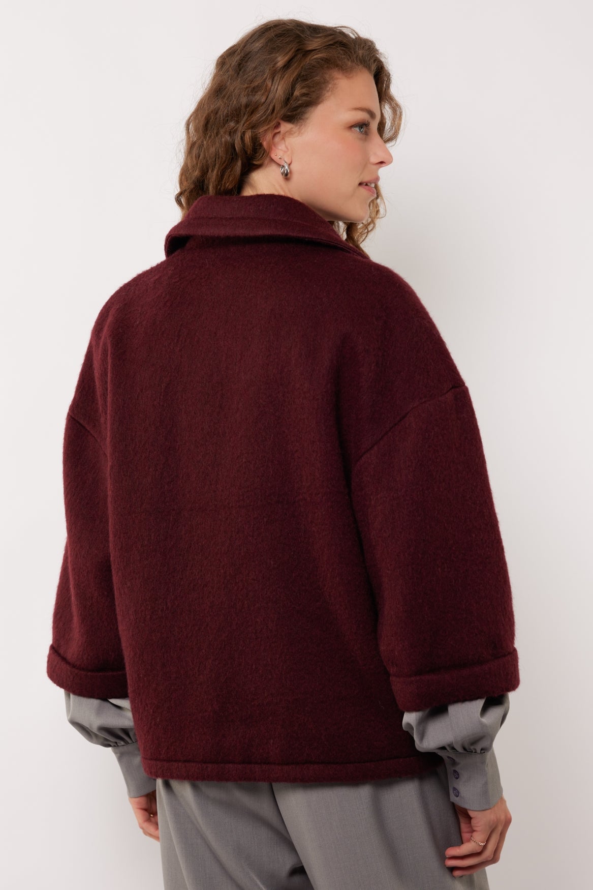 Martina jacket | Mauve Wine
