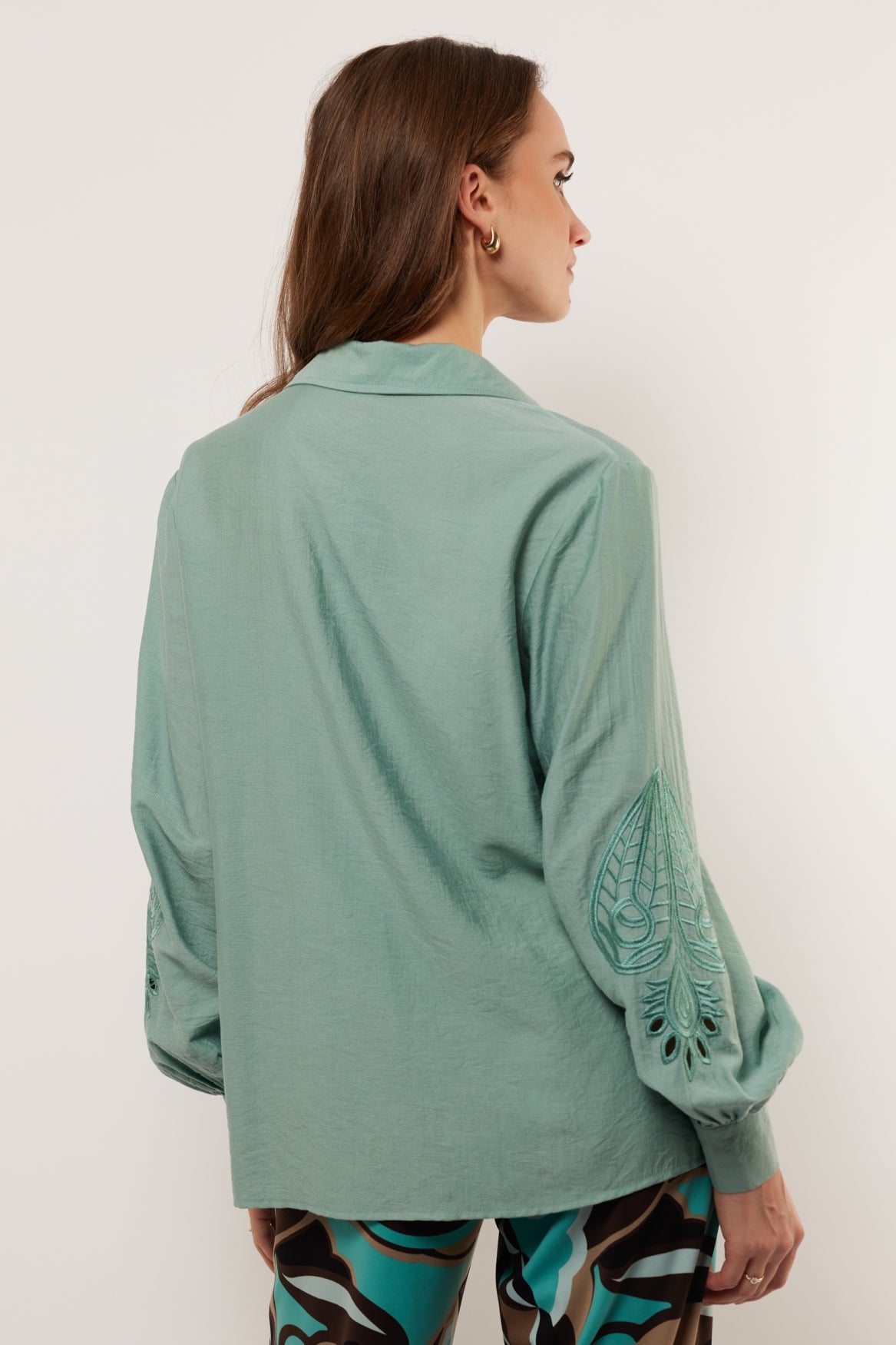 Tilly Bluse | Grauer Nebel
