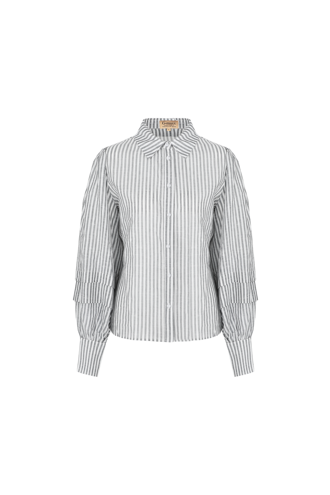 Livia blouse | Offwhite/Black