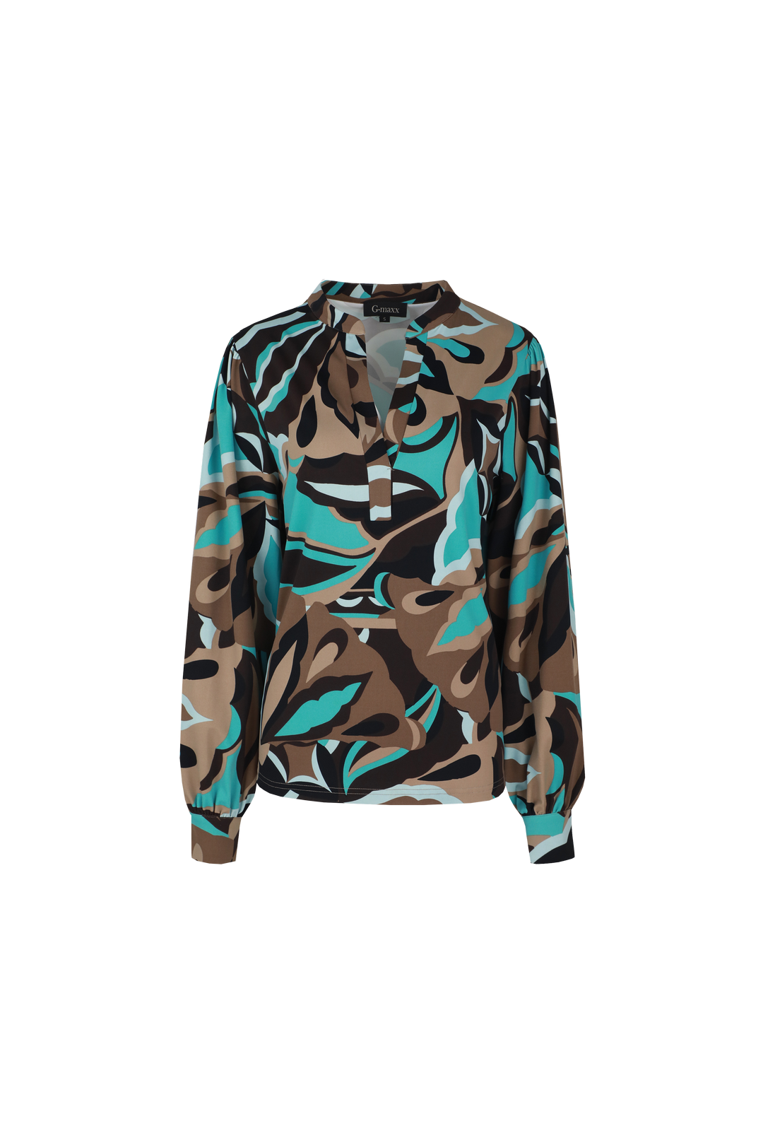 Shanna top | Sahara/Arctic Blue