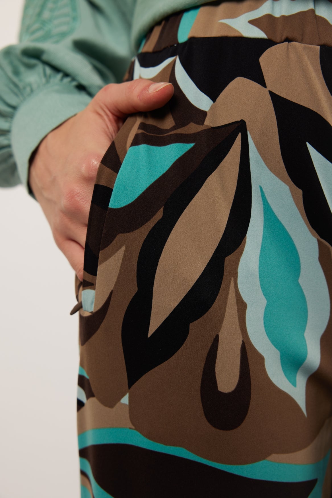 Tias pants | Sahara/Arctic Blue