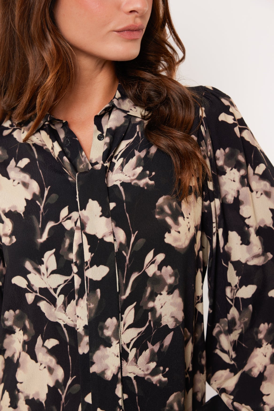 Quincy blouse | Black/Color Mix
