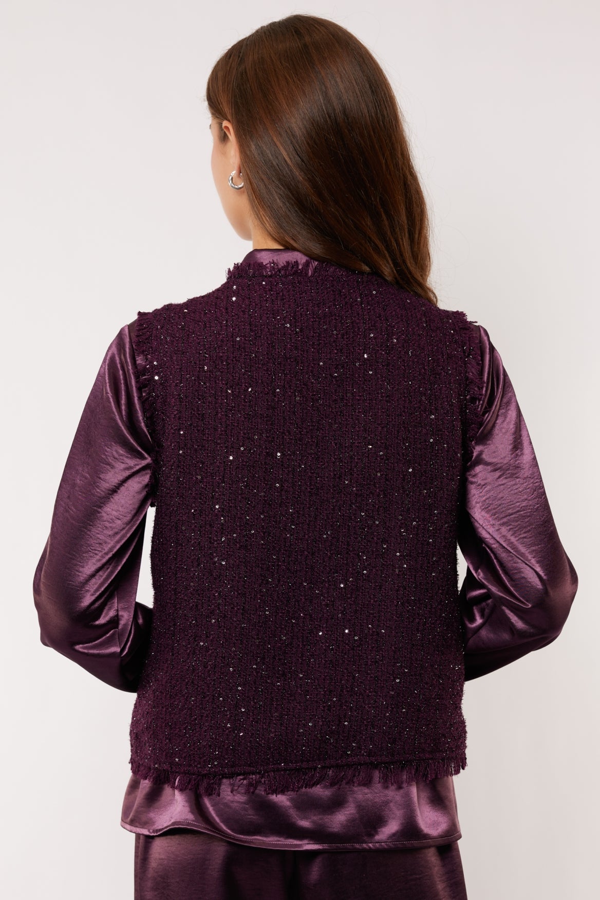 Zaria gilet | Midnight Purple