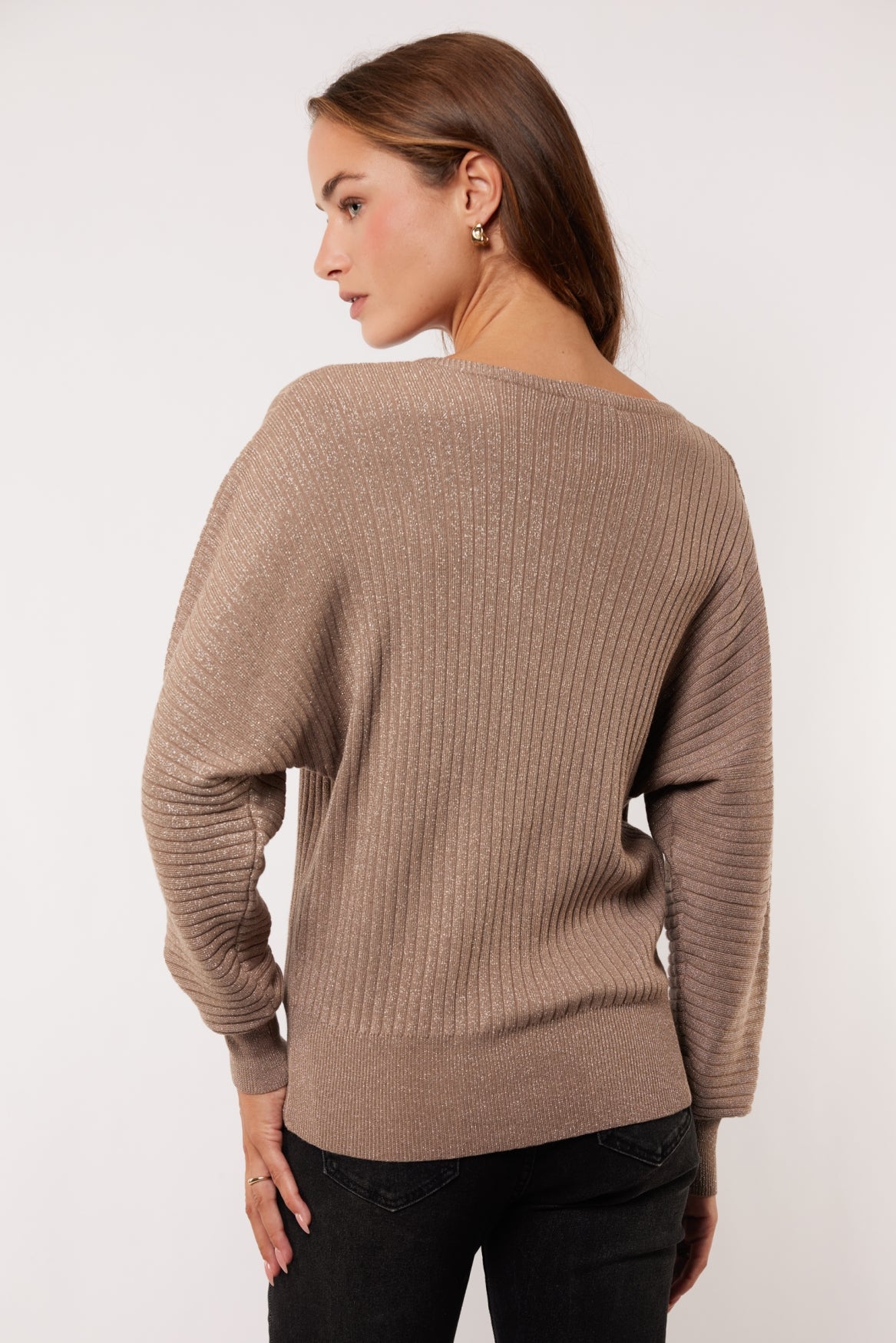 Violetta sweater | Grey Brown