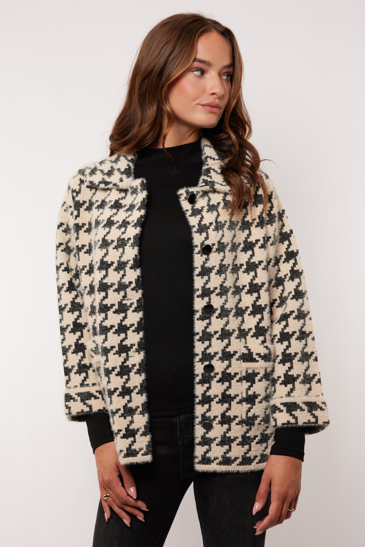 Sana jacket | Sand/Black