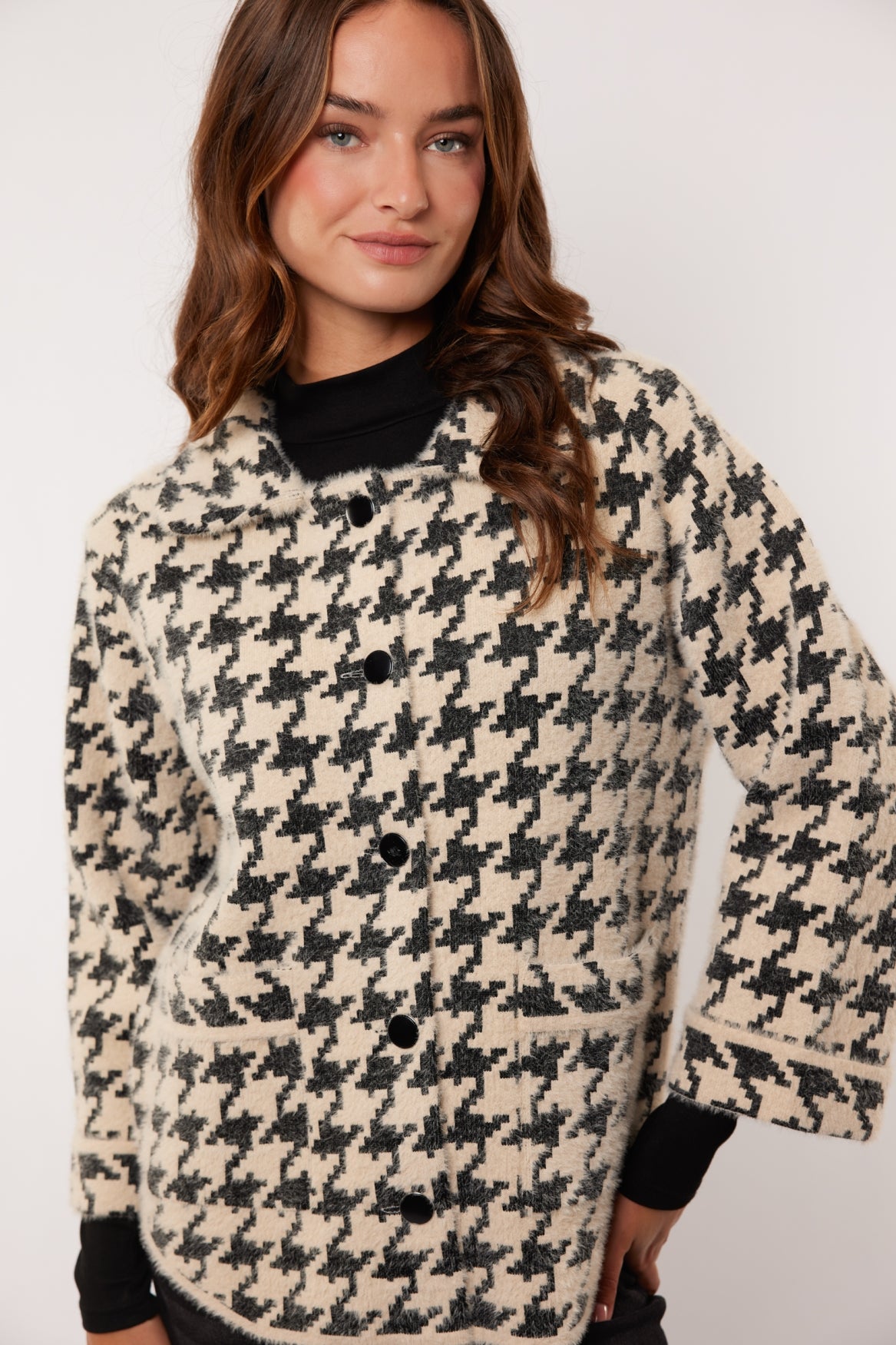 Sana jacket | Sand/Black