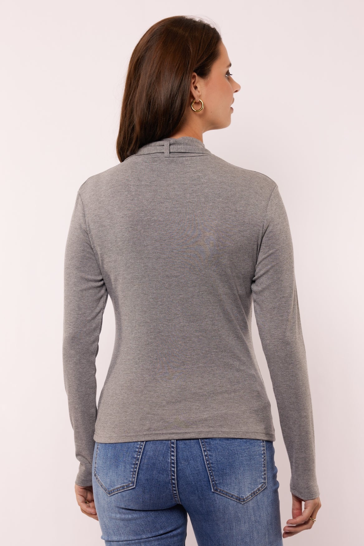 Charlotte Top | Graumeliert