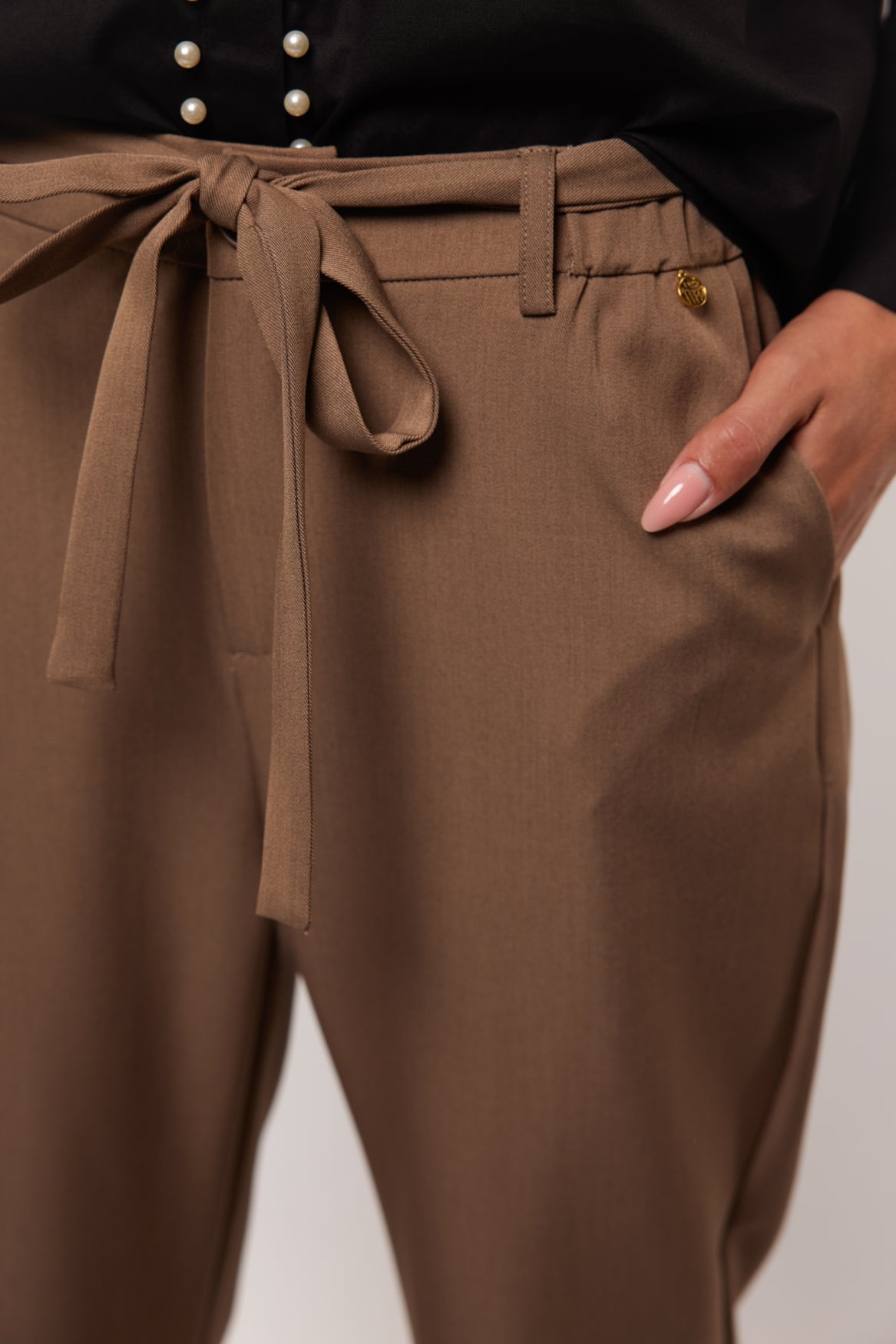 Xavier broek | Grey Brown
