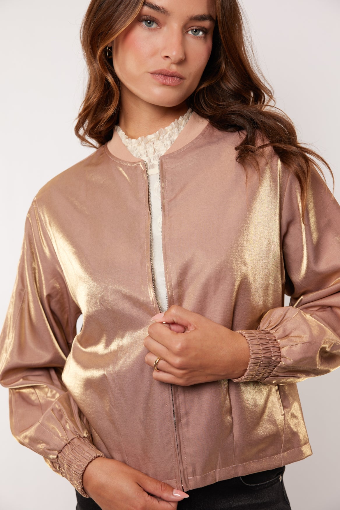 Malai Jacke | Grau Braun