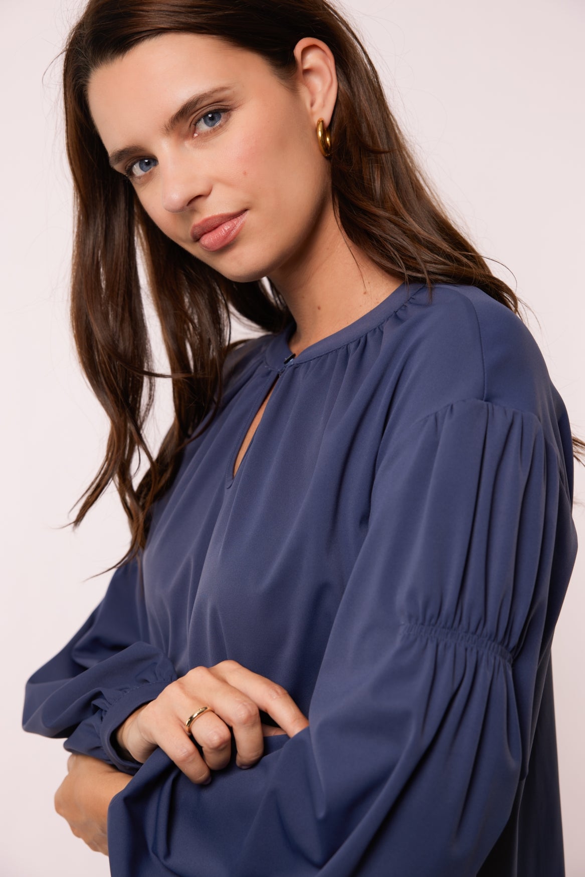 Arelie Top | Dunkles Nachtblau
