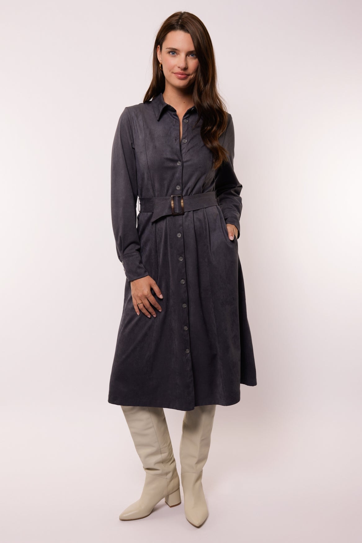 Juliette dress | Night Grey