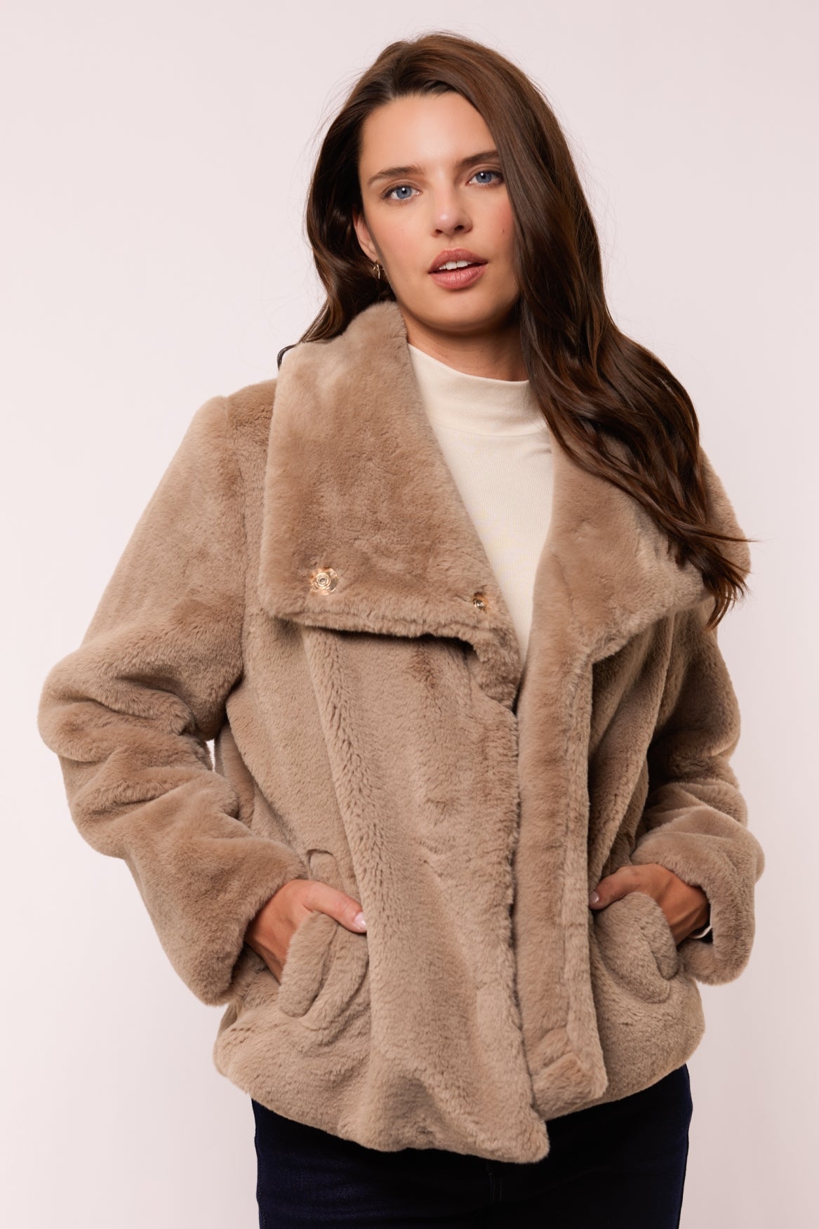 Katya jas | Grey Brown