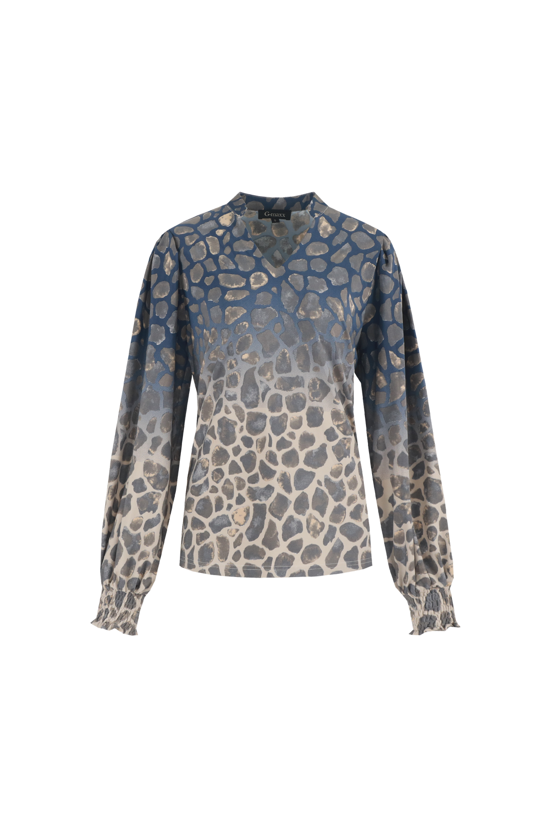 Darina Top | Sahara/Dunkelnachtblau