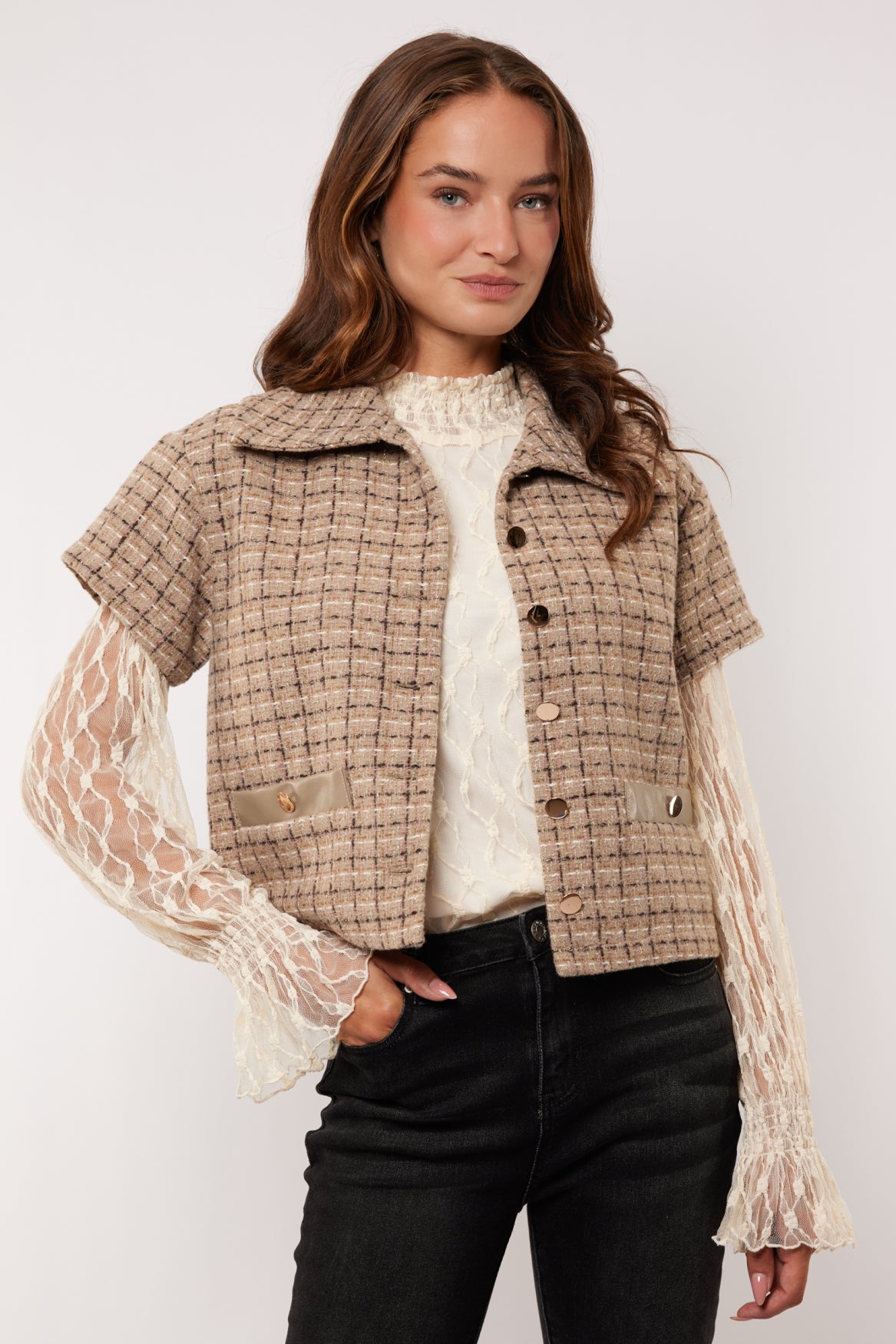 Soren vest | Grey Brown