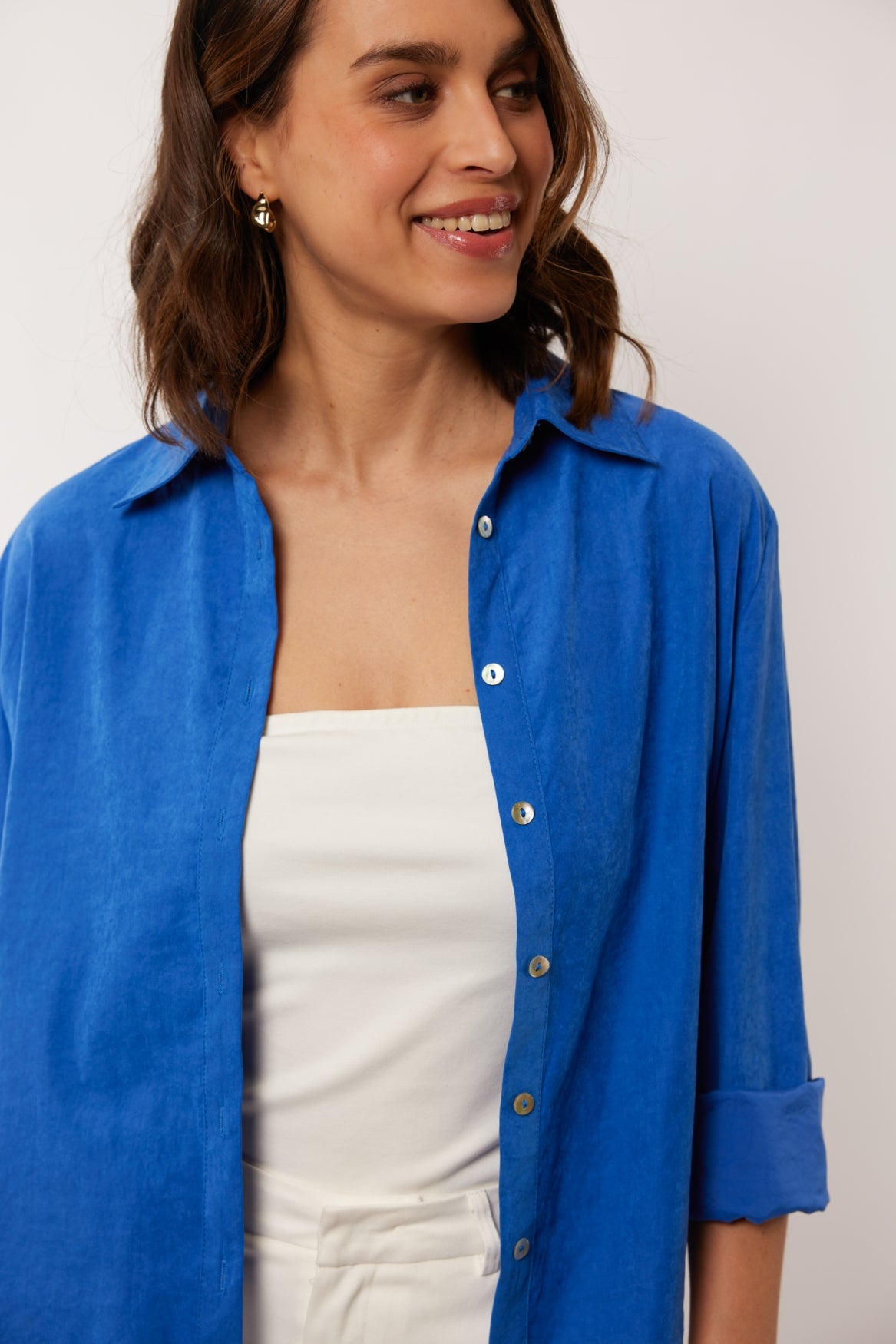 Laurent Bluse | Kornblumenblau