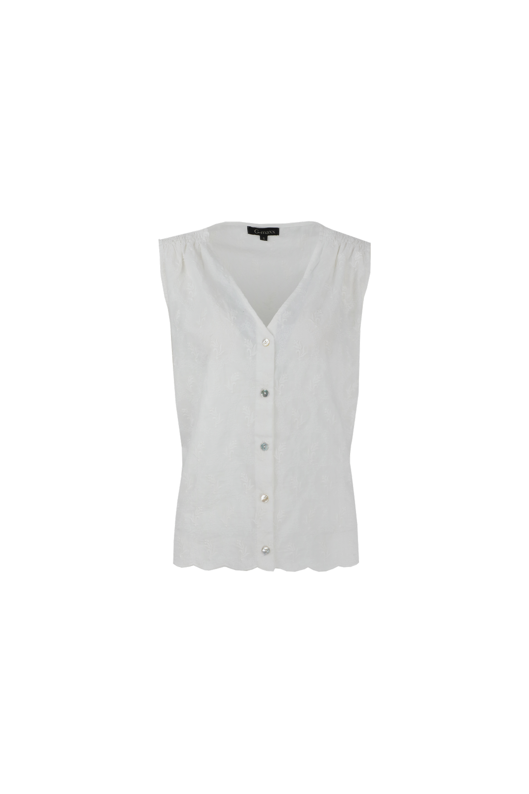 Bluse Leonor | Strahlendes Weiß