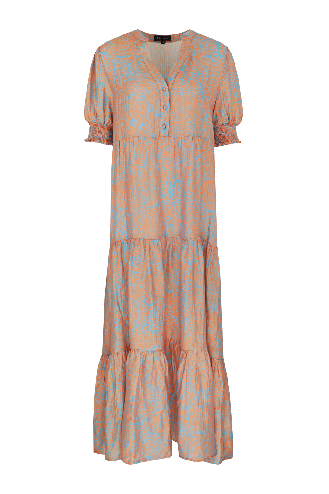 Colette dress | Chambray Blue/Mango