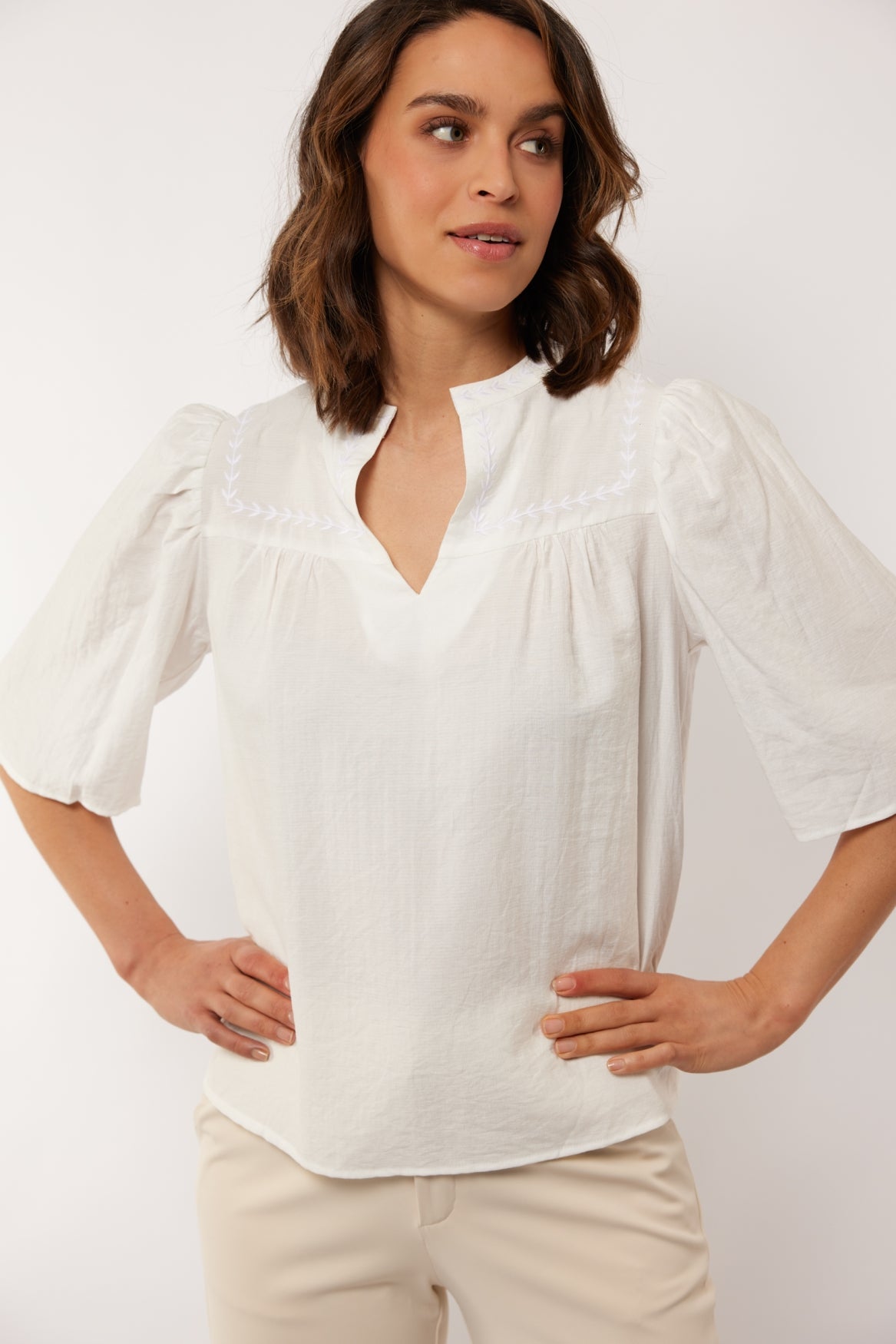 Alina top | Offwhite