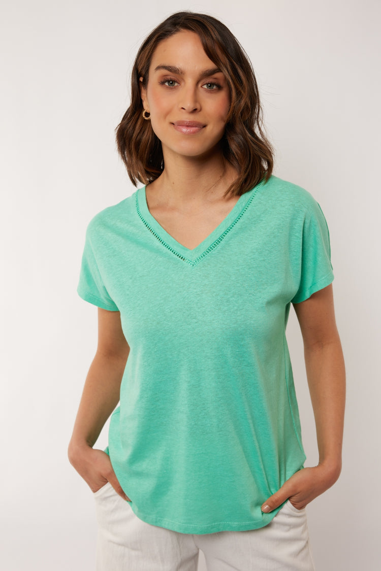 Gael top | Pool Blue