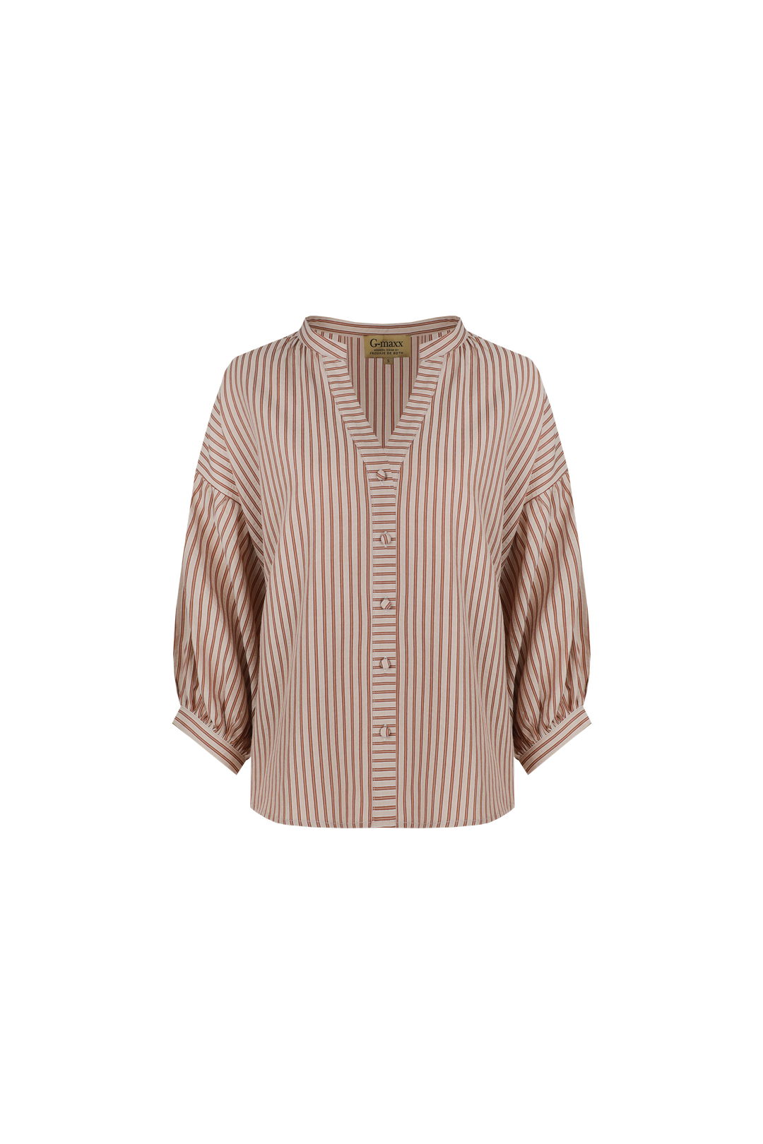 Renata blouse | Cappuccino/Cameo Rose