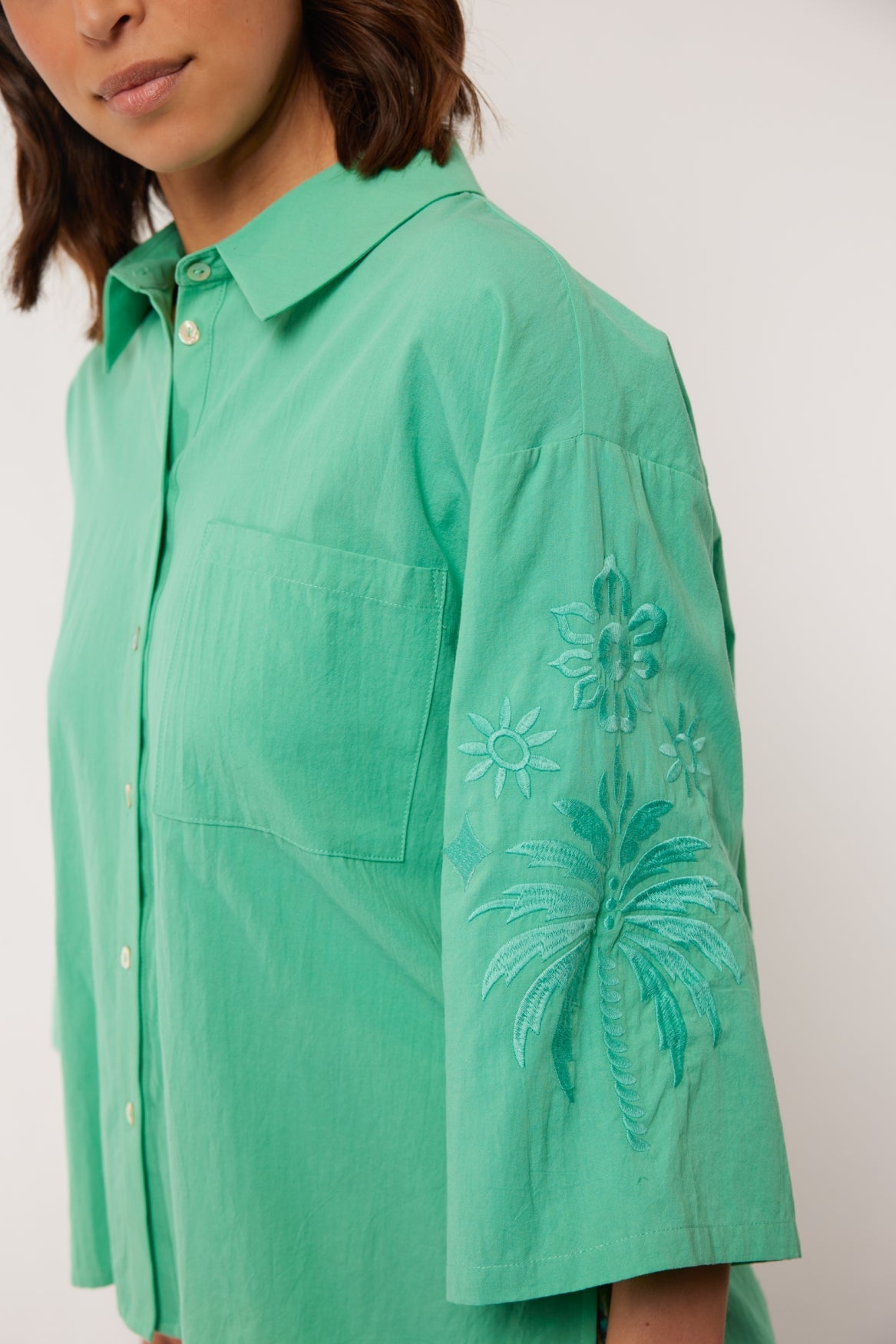 Isaline blouse | Pool Blue