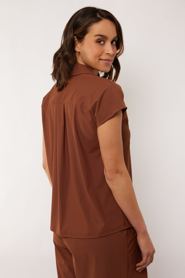 Micah blouse | Cappuccino