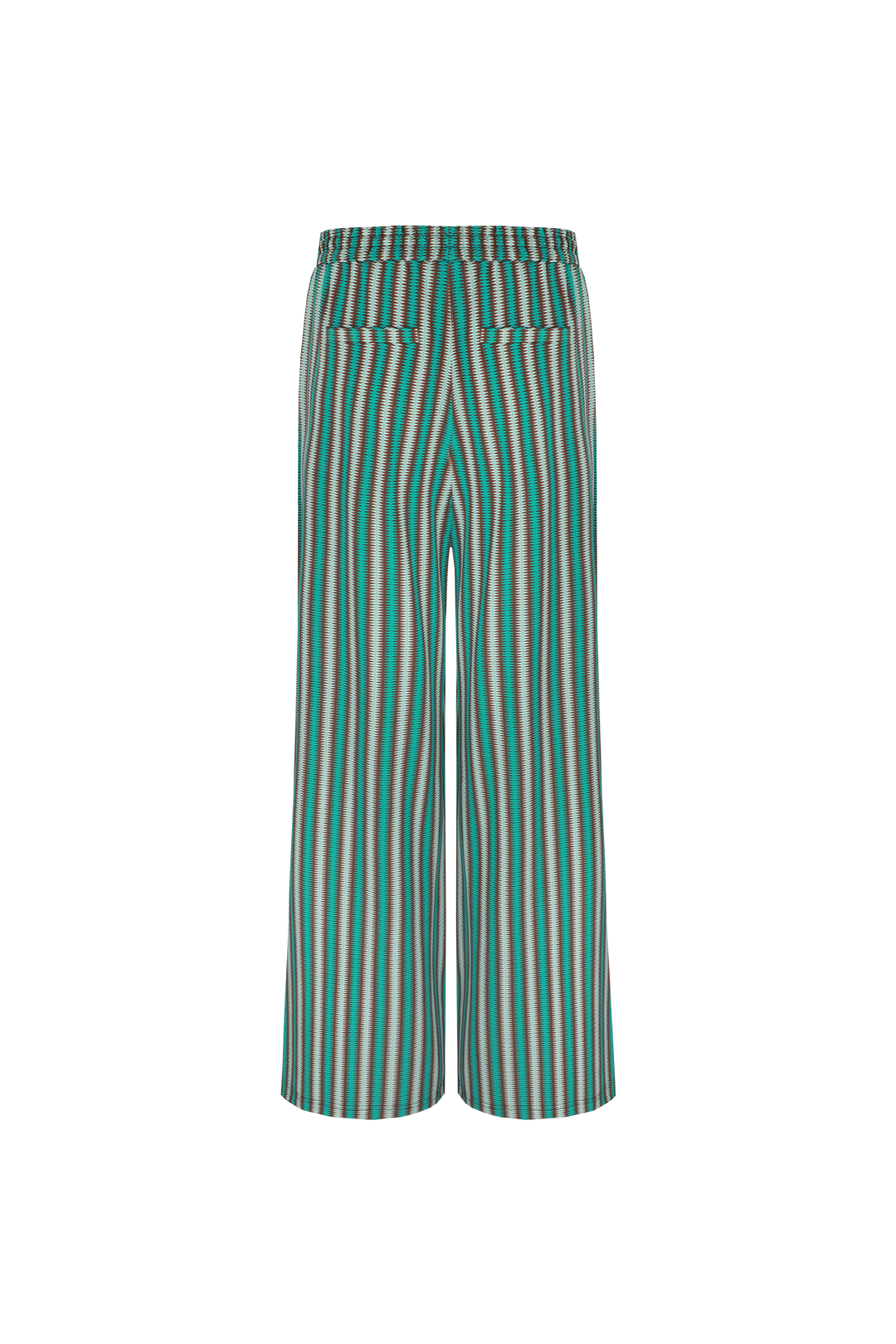 Marbella trousers | Cappuccino/Bird's Egg Green
