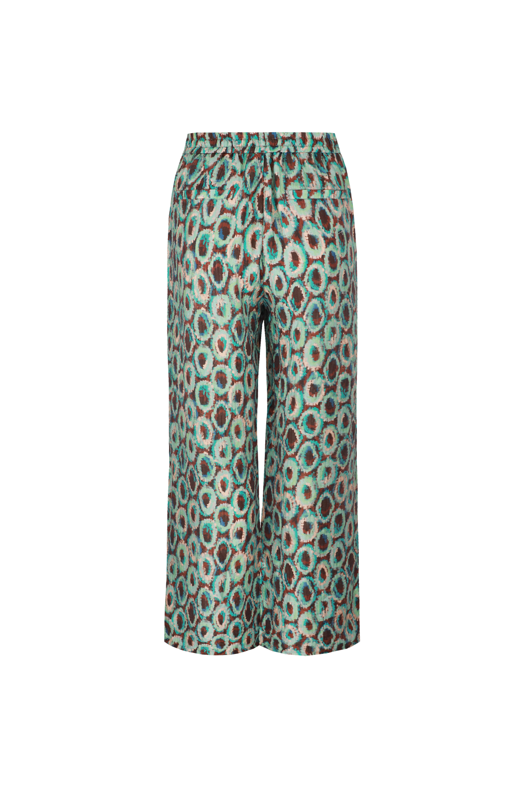 Evelina pants | Cappuccino/Bird's Egg Green