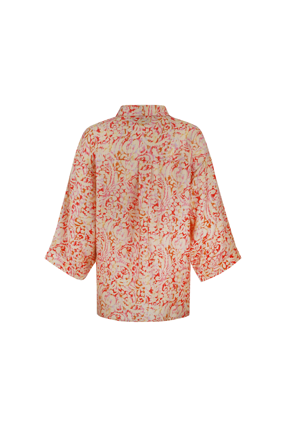 Paloma Bluse | Holzasche/Teerose