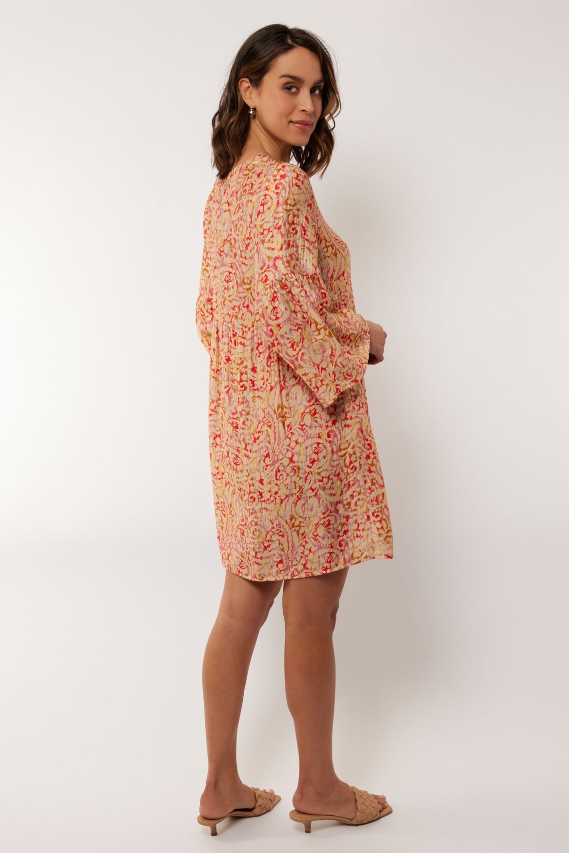 Lucien dress | Wood Ash/Tea Rose