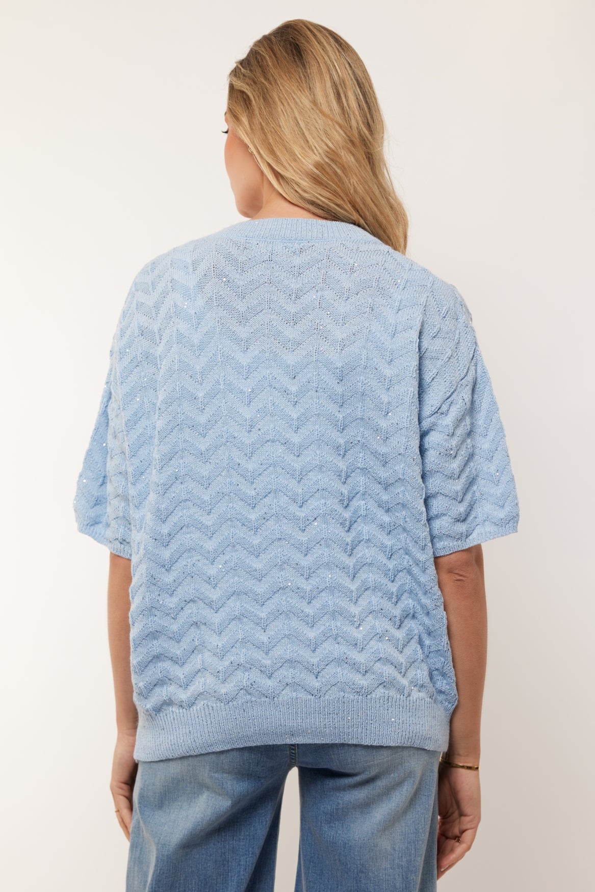 Tate Weste | Chambray Blau
