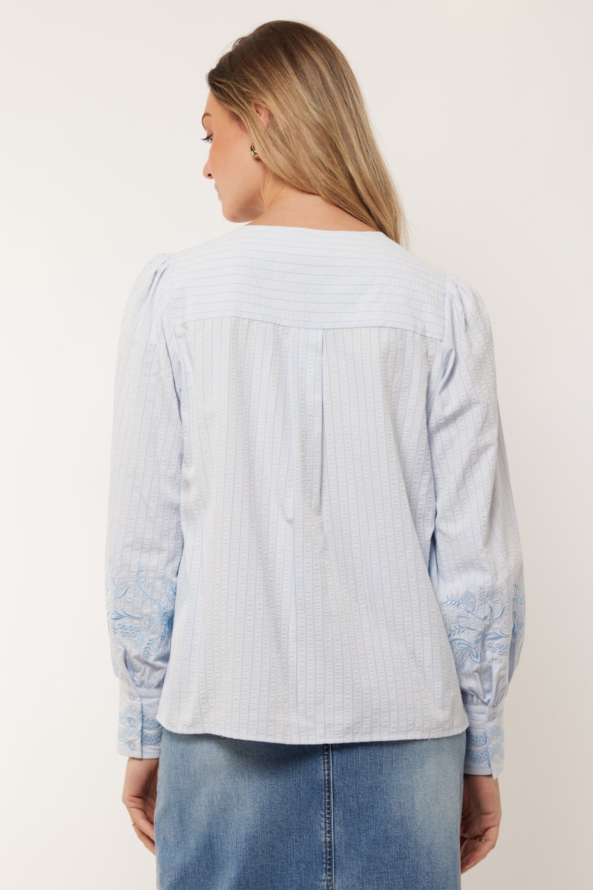 Indy-Oberteil | Chambray Blau