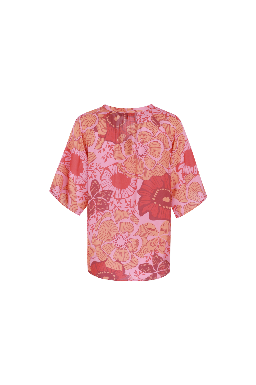 Giselle top | Summer Blush/Faded Pumpkin