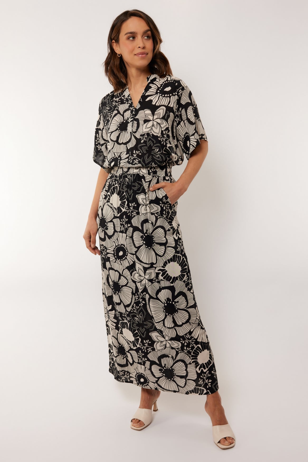 Felicity skirt | Black/Sand