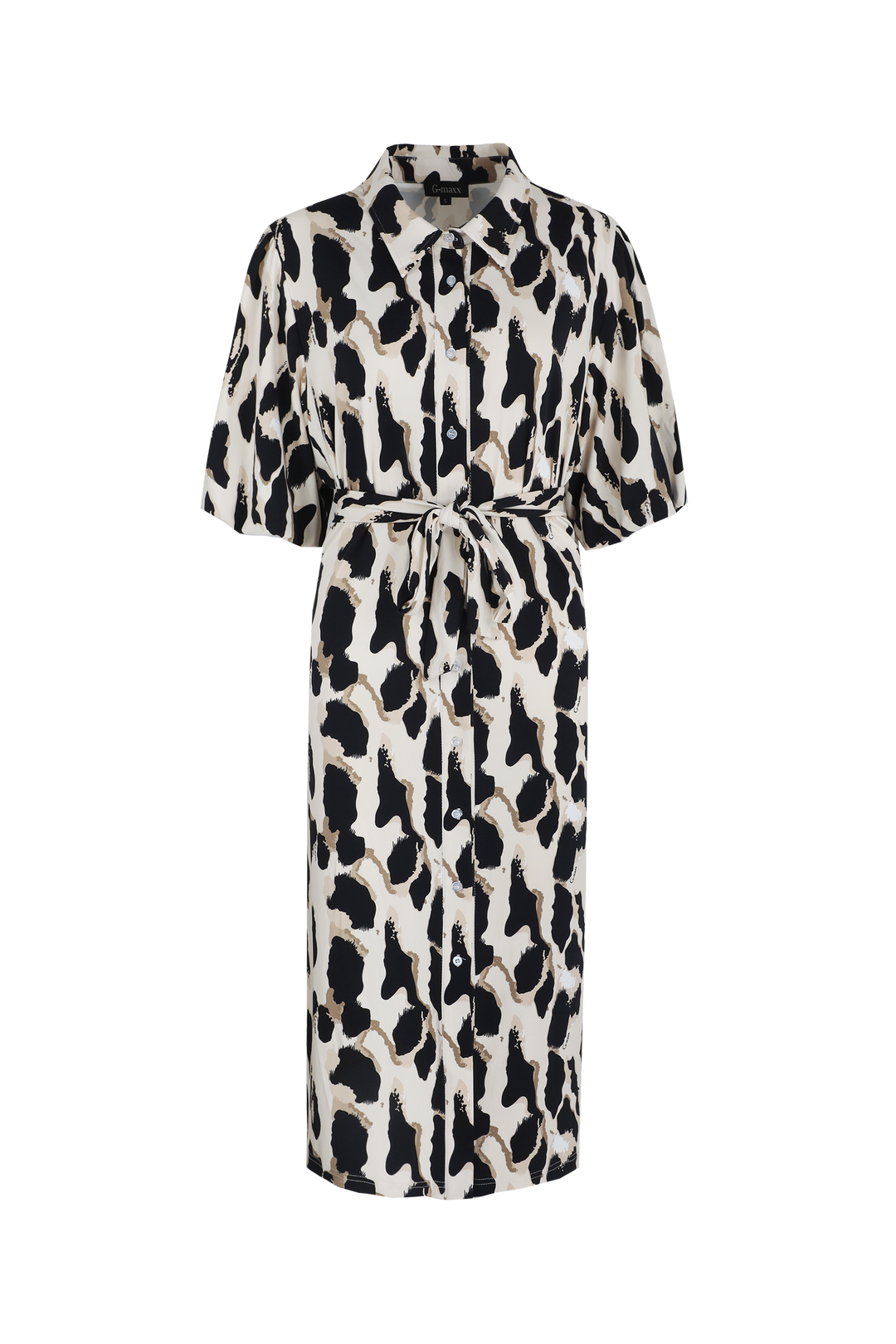 Aiden jurk | Sand/Black