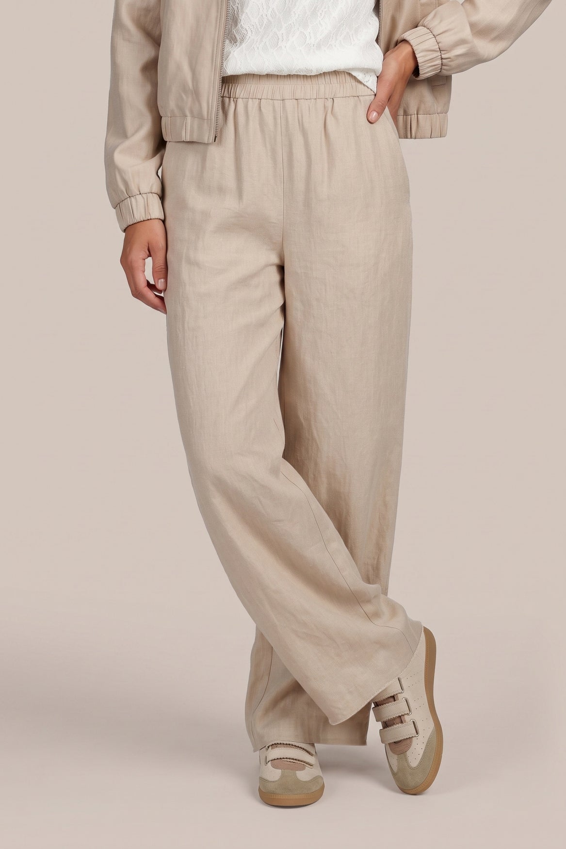Ashling broek | Light Camel