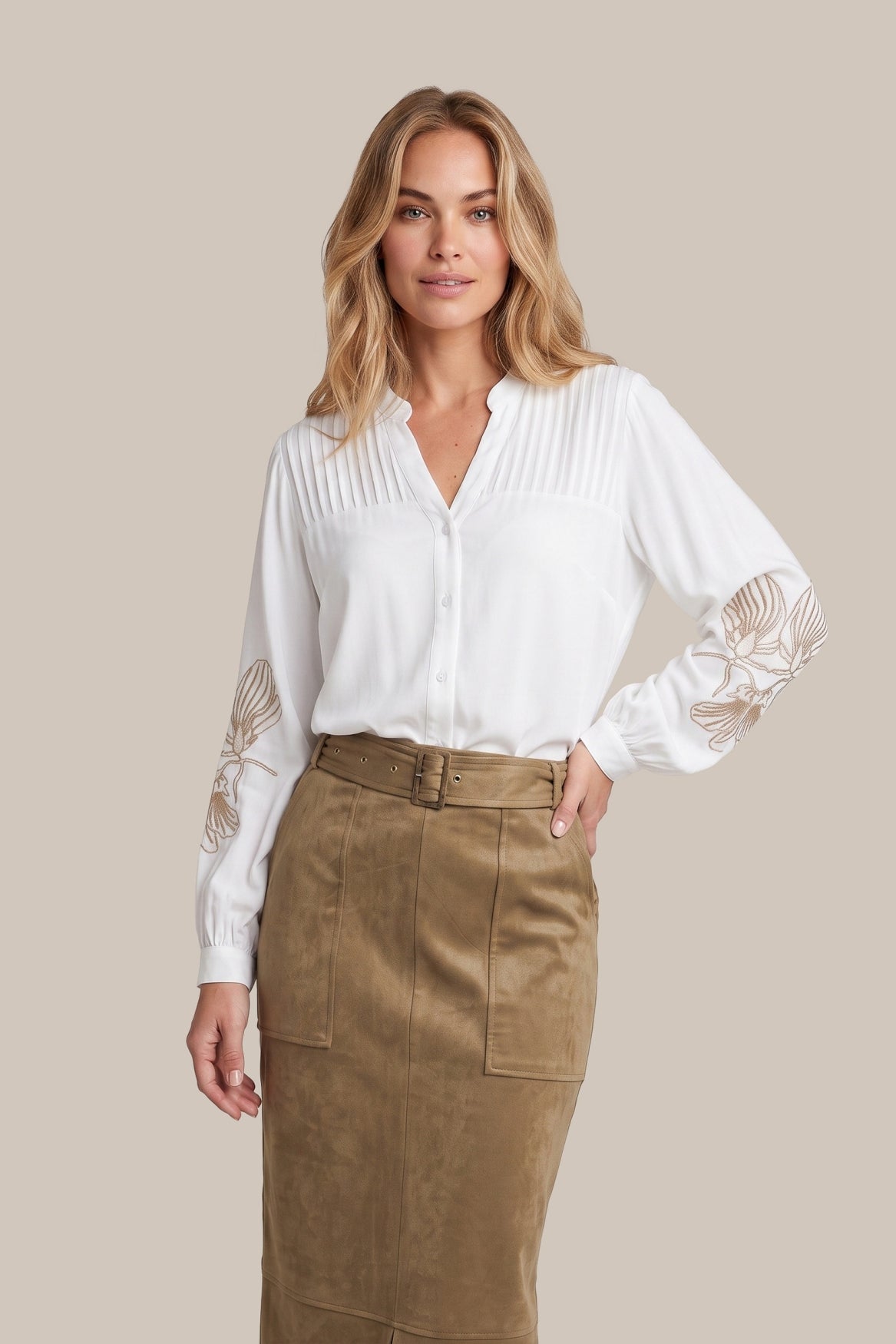 Róis blouse | Offwhite