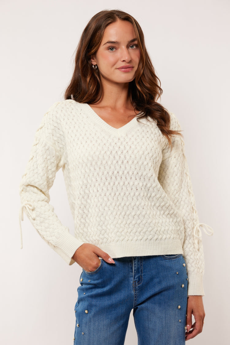 Hadlee trui | Wool White