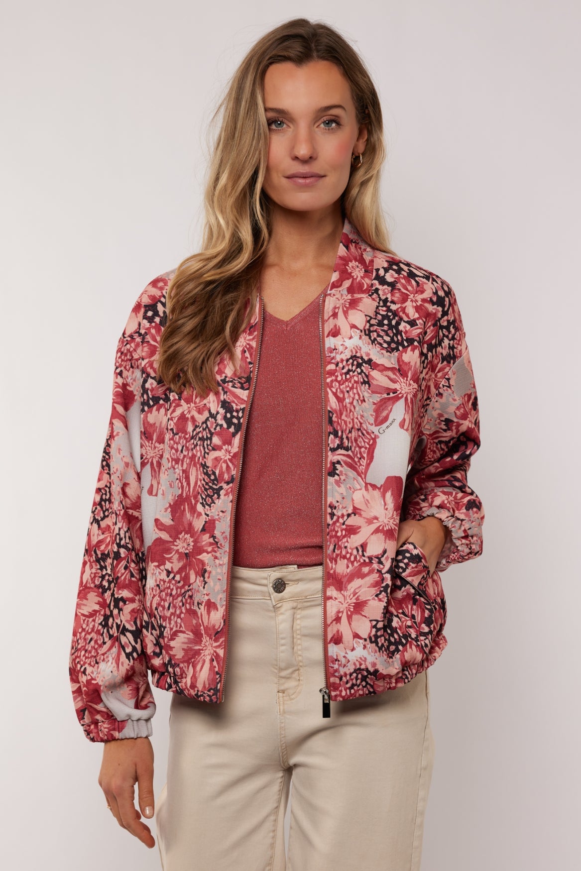 Oaklyn jacket | Mineral Red/Moon Rock