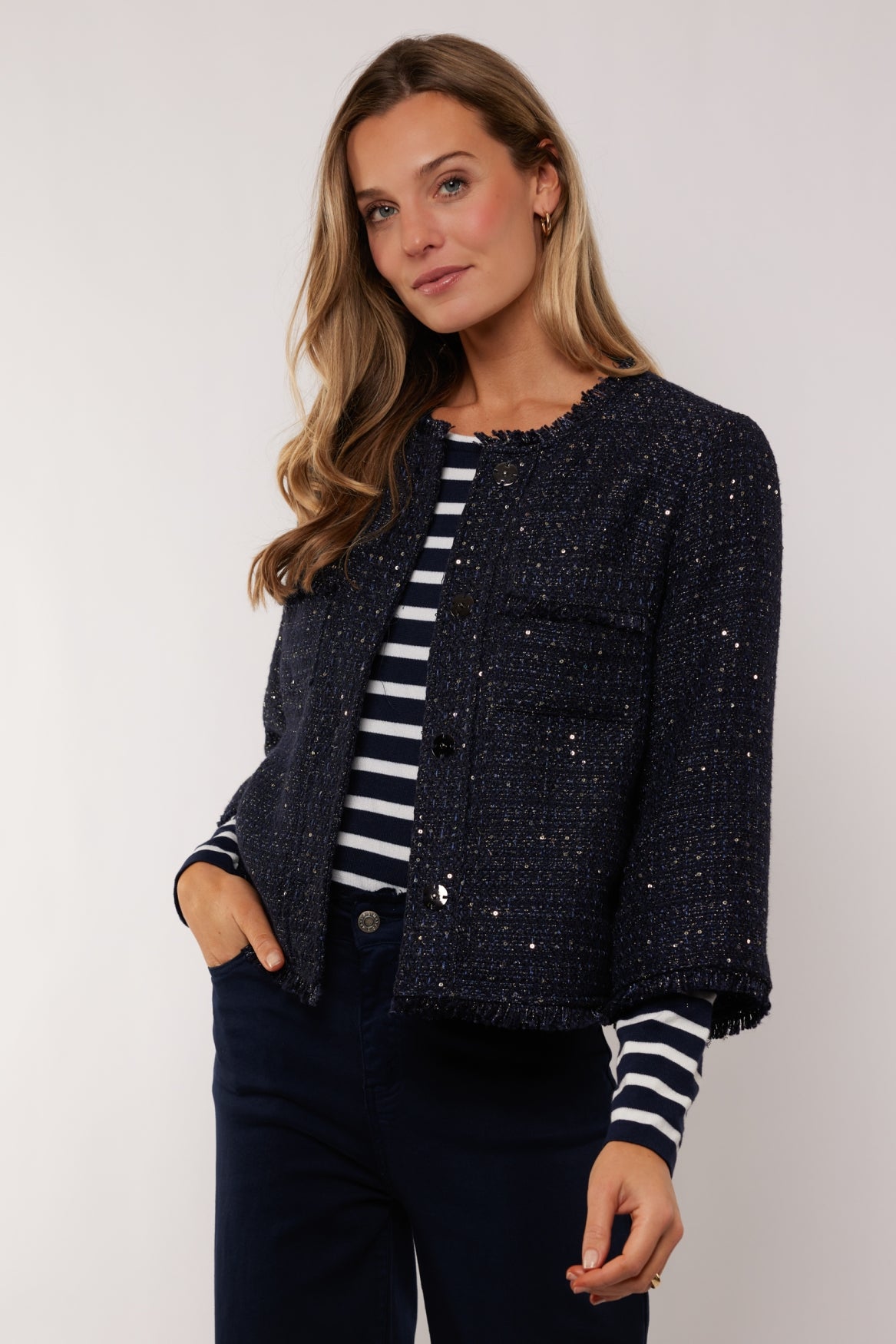 Aubree jacket | Dark Sapphire