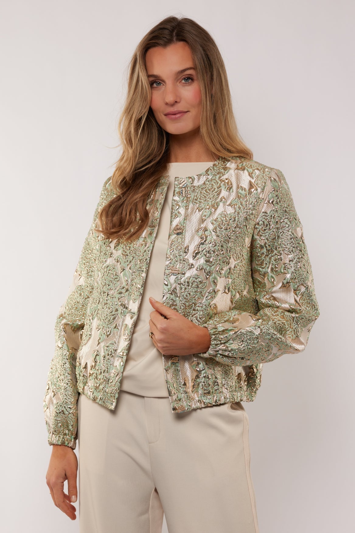 Dalia jacket | Light Moss/Sand