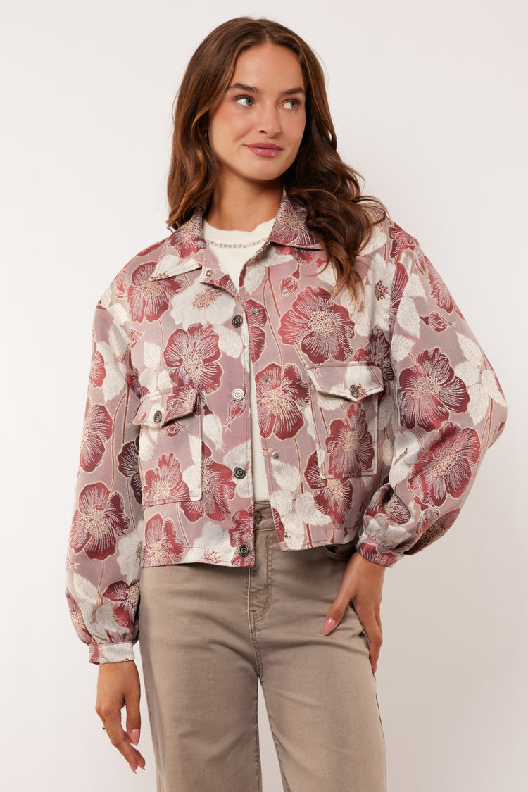 Samira jacket | Beaujolais Red
/Sand