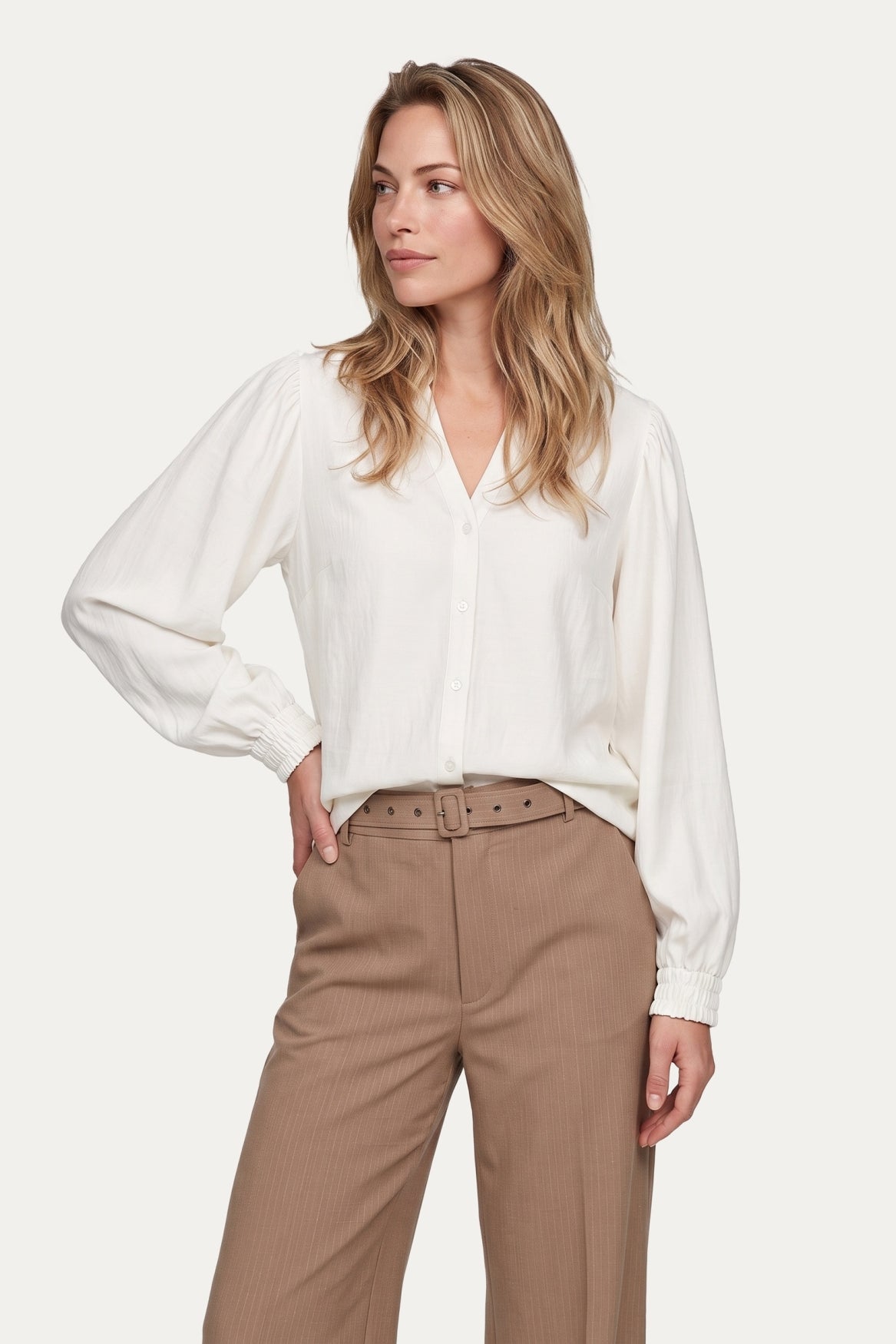 Everild blouse | Wool White