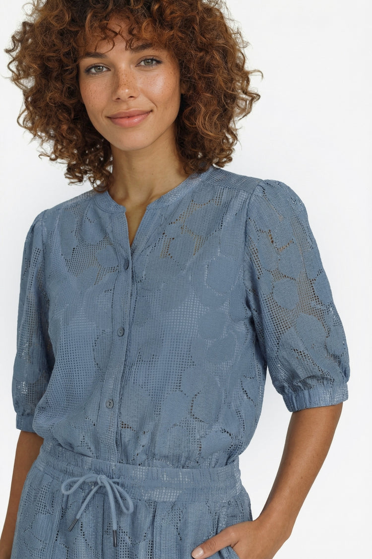 Ylfa blouse | Light Jeans Blue