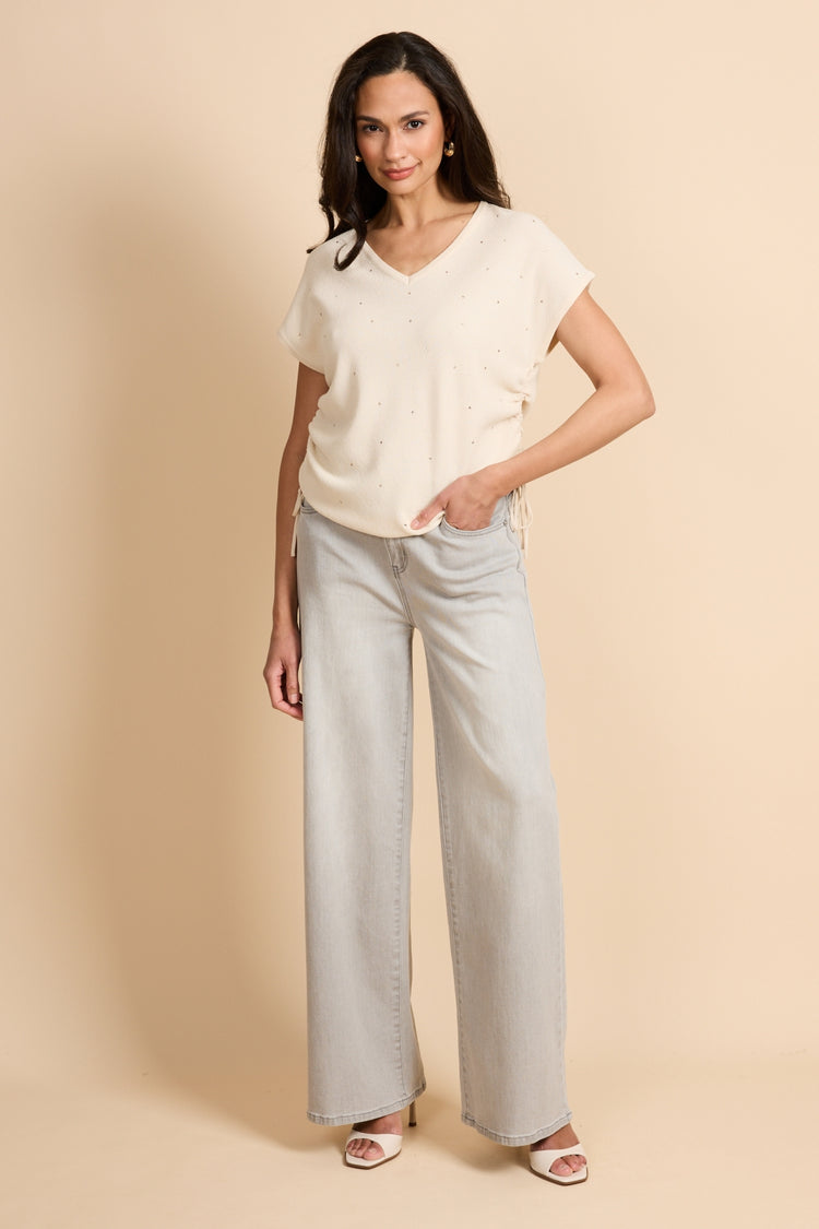 Neona-Jeans | Denim Hellgrau