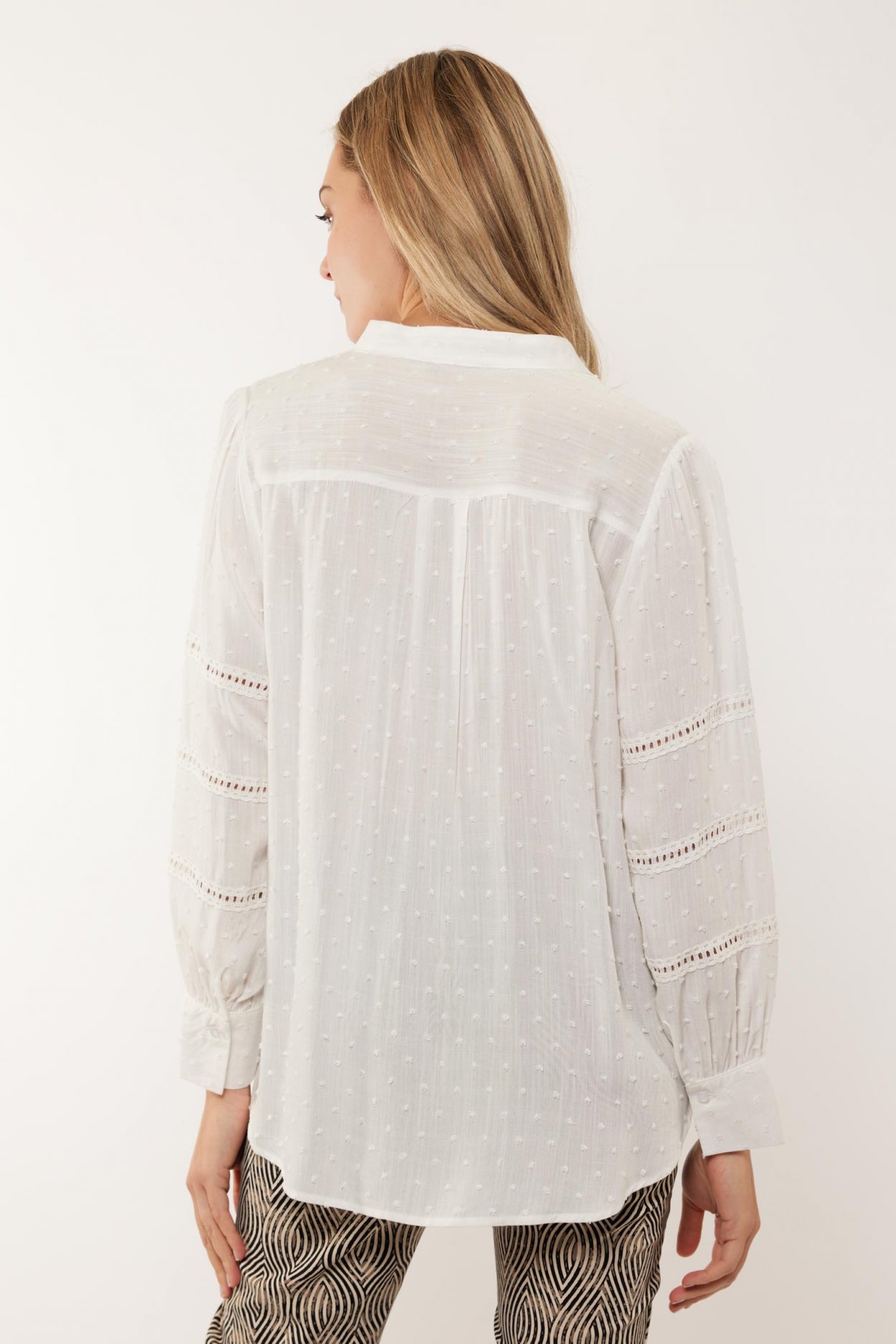 Mylie-Bluse | Cremefarben