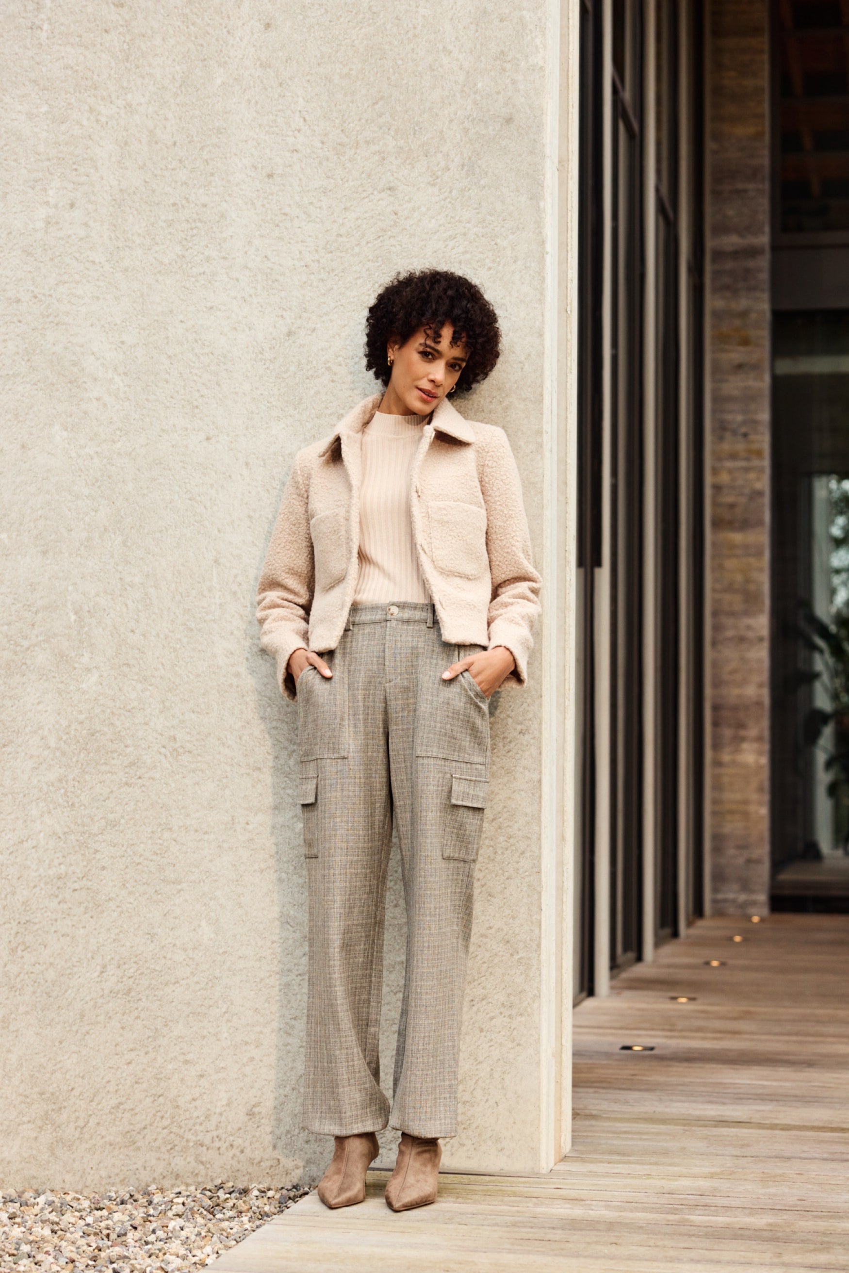 Elira pants | Sand/Black