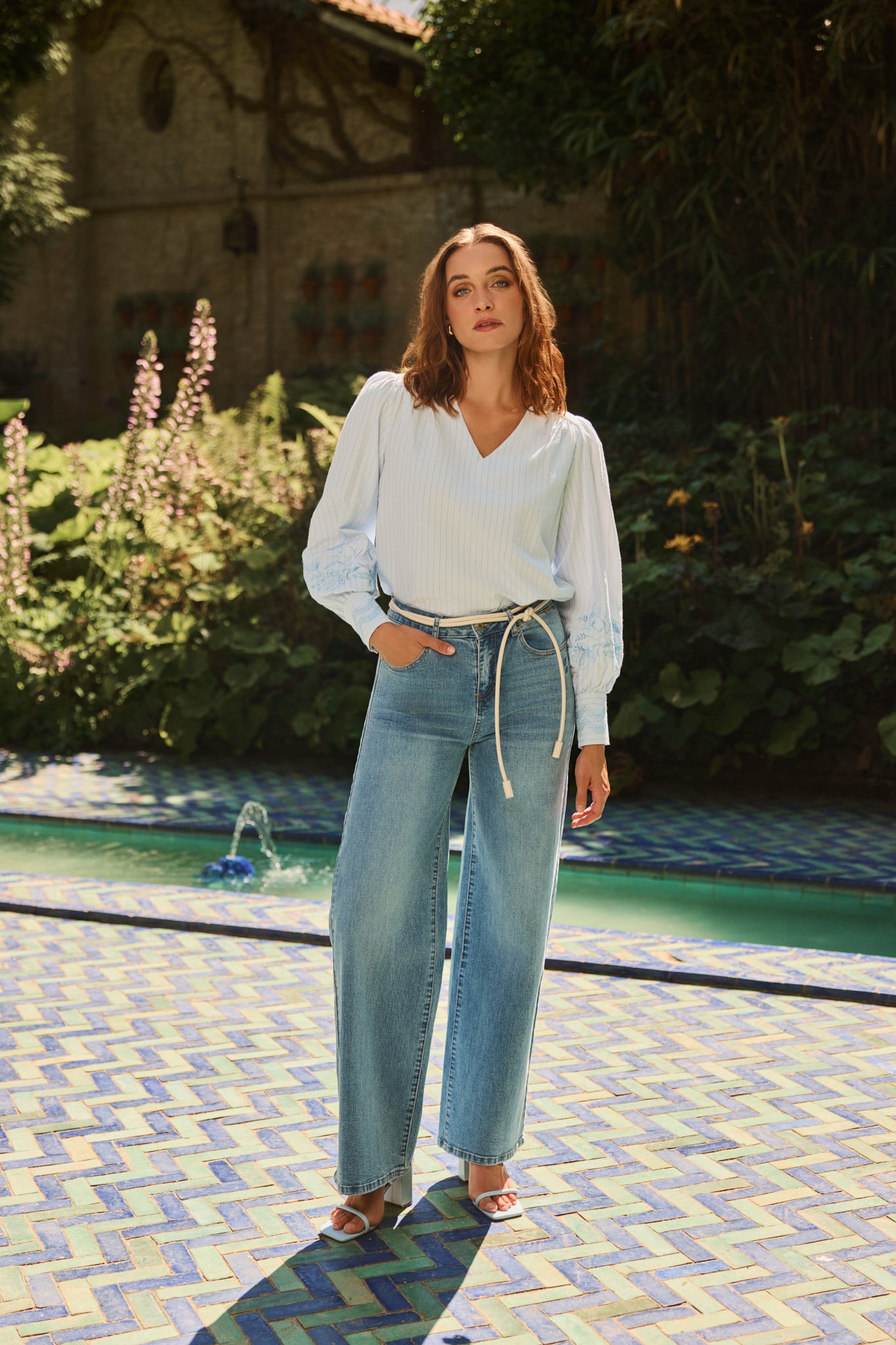 Indy-Oberteil | Chambray Blau