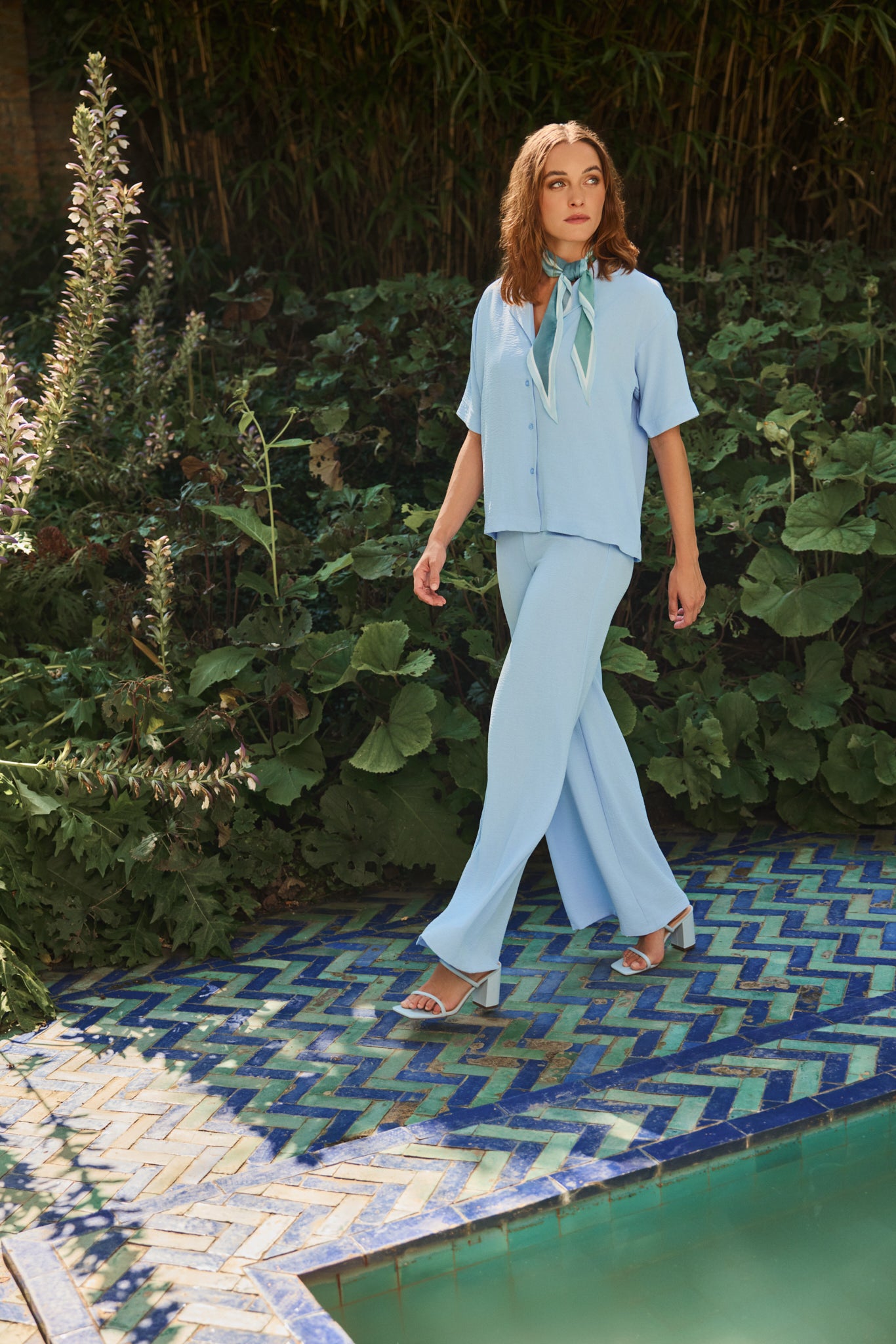 Clarissa blouse | Chambray Blue