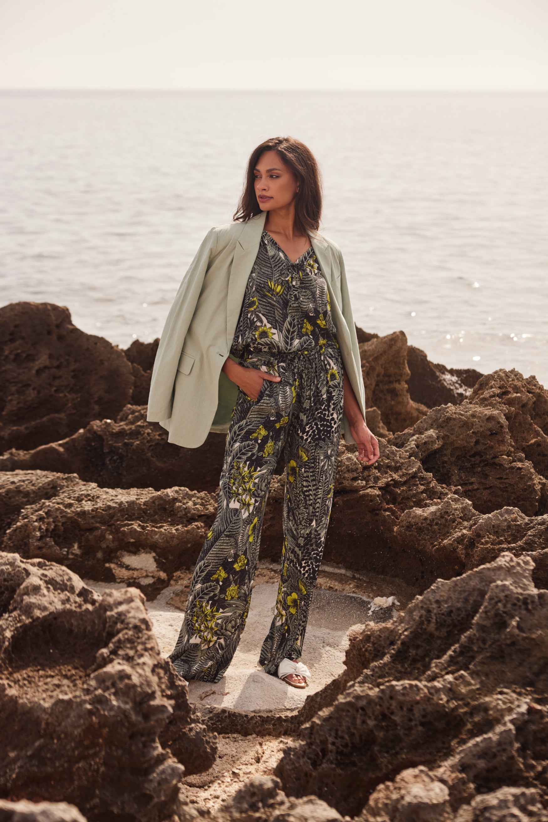 Beria pants | Black/Cyber Lime